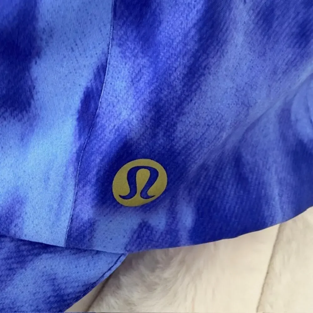 Lululemon Fast Free Run Baseball Cap Women's O/S Blue Game Day‎ Tie Dye Athletic